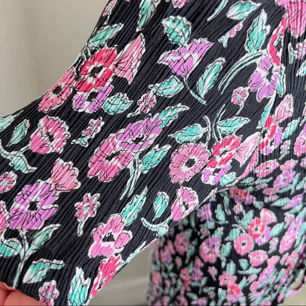 Vintage Fashion Bug Long Floral Dress with Corset Tie Back Size 22/24 cottage - Picture 5 of 15